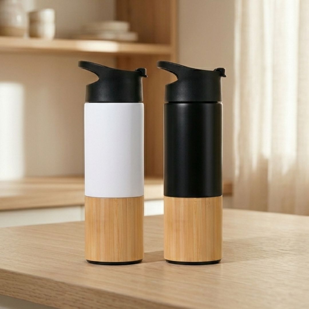 Premium Dual Finish Stainless Steel Bottle for Corporate Gifting